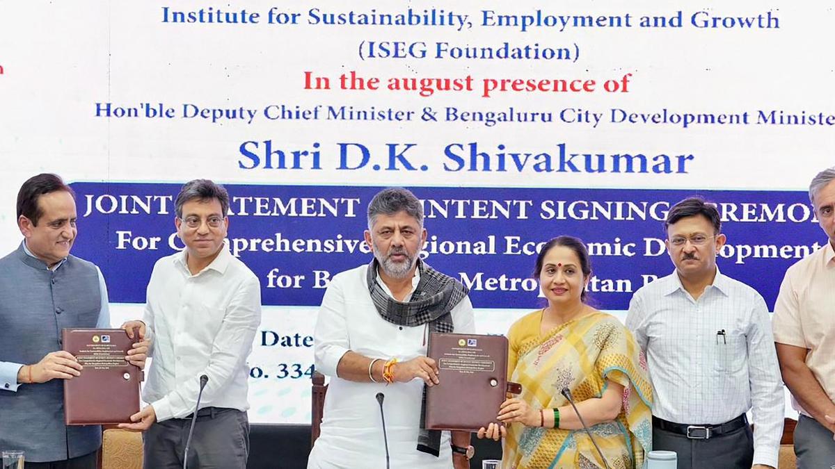 State signs economic masterplan to ‘double’ Bengaluru Metropolitan Region economy by 2032
