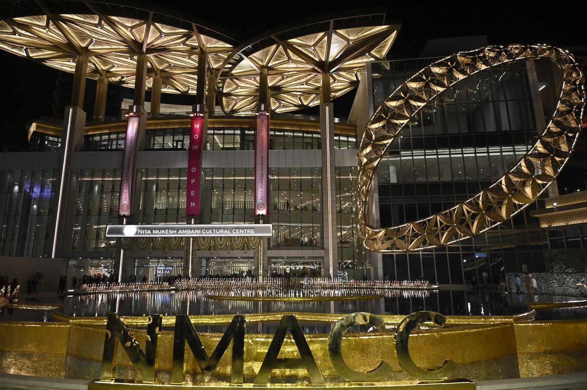 The Nita Mukesh Ambani Cultural Centre in Mumbai’s Bandra-Kurla Complex.