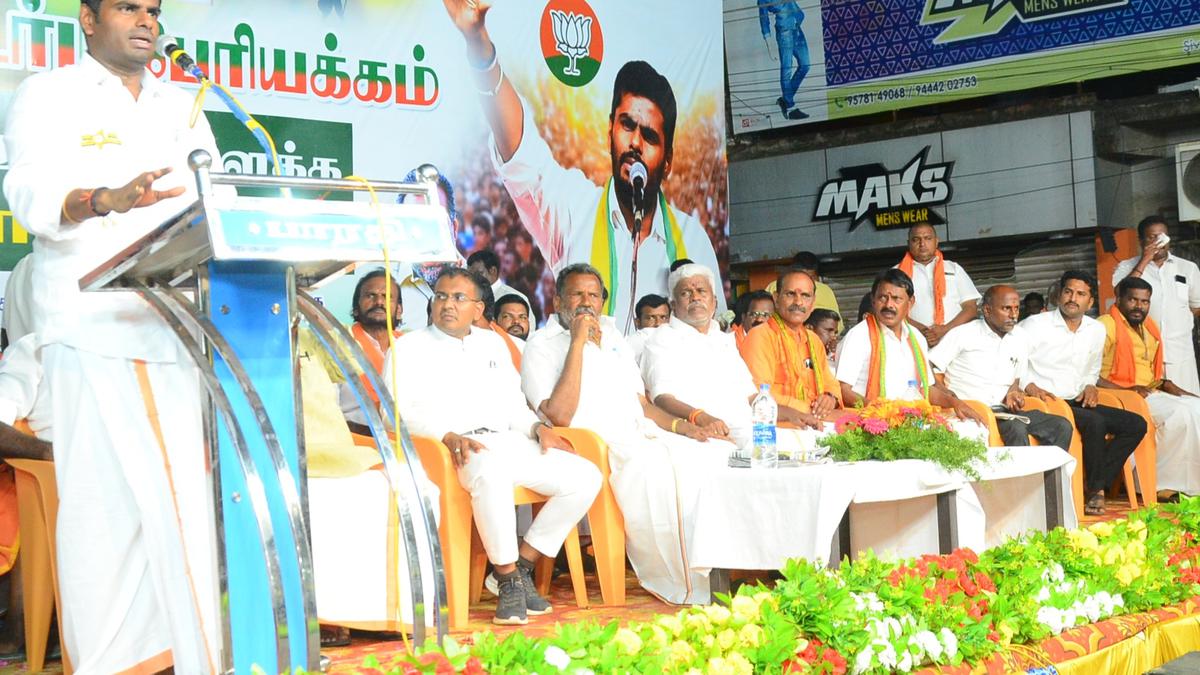 BJP has nothing to do with ED probe against Senthil Balaji, says Annamalai