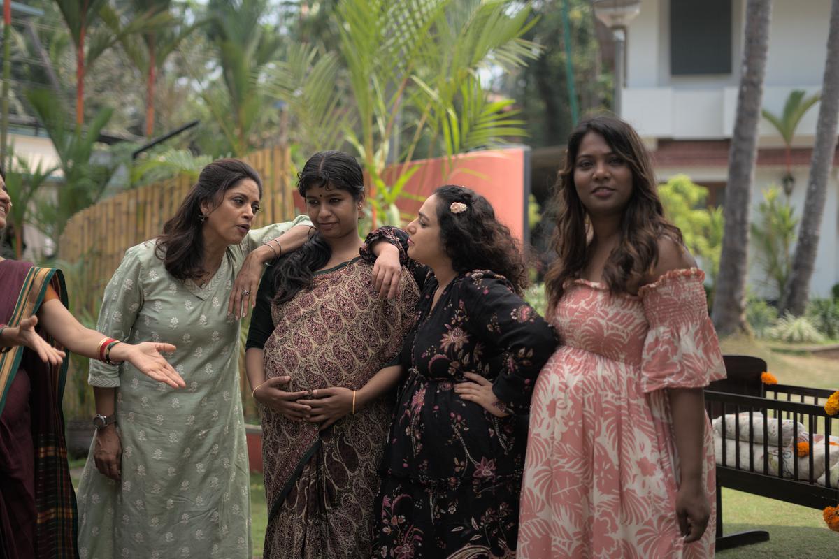 Nadiya Moidu (left) with  Archana Padmini, Nithya Menen and Sayonara Philp in Wonder Women 