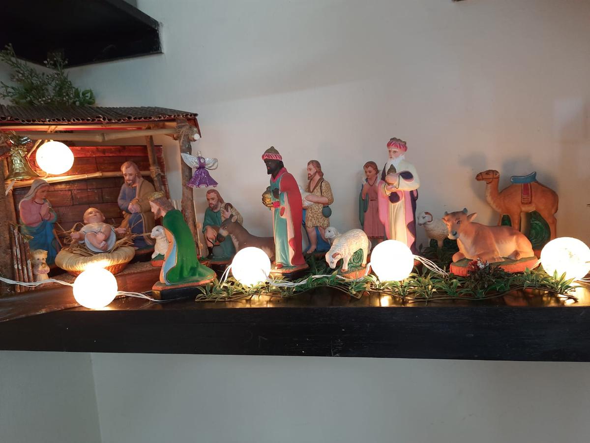 Chennai-resident Sheila D’Souza’s Nativity set was bought from an art shop in Mangalore 40 years ago