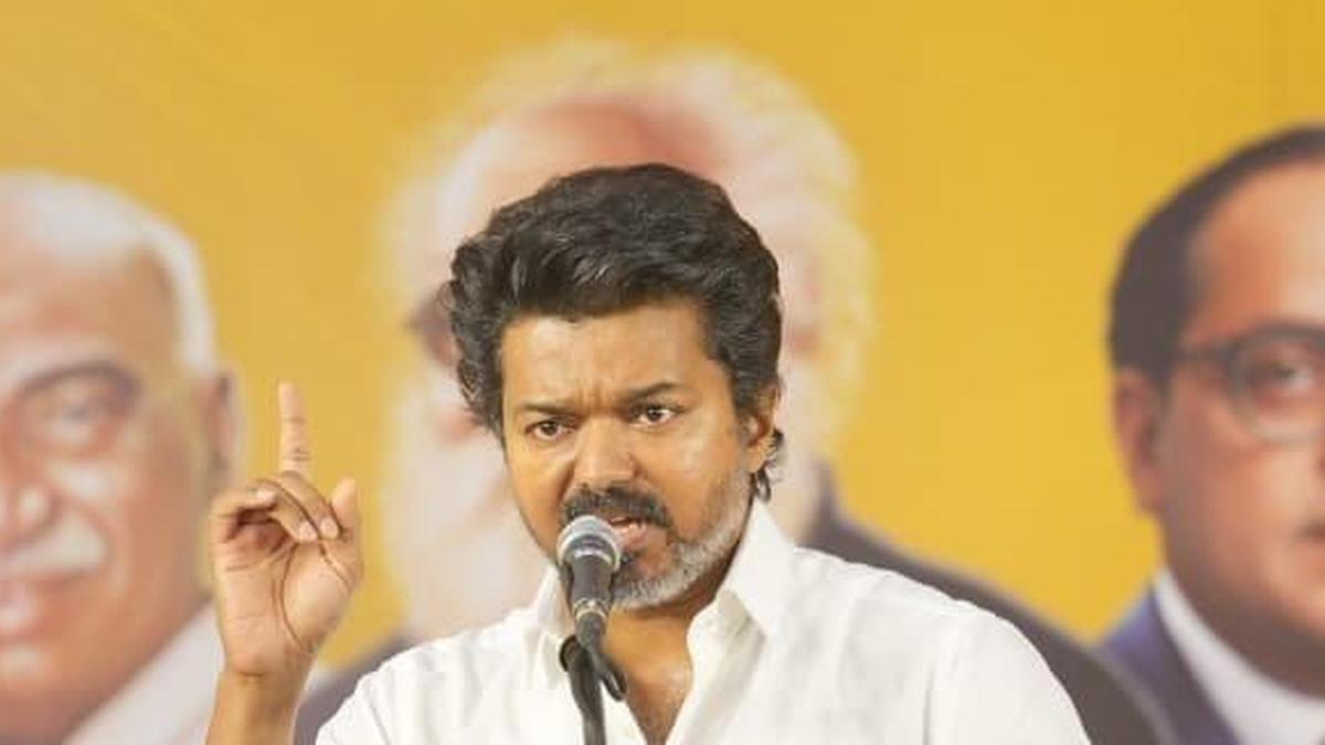 TVK chief Vijay slams DMK government over incomplete stormwater drain work in Chennai