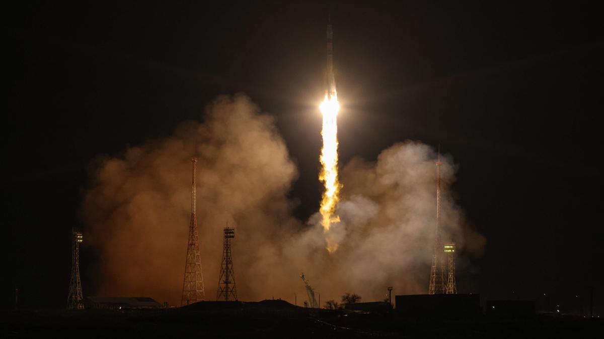 Russian ship docks with ISS to replace damaged capsule