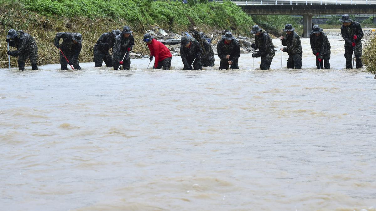 South Korea searches for missing people as death toll from downpours reaches 41