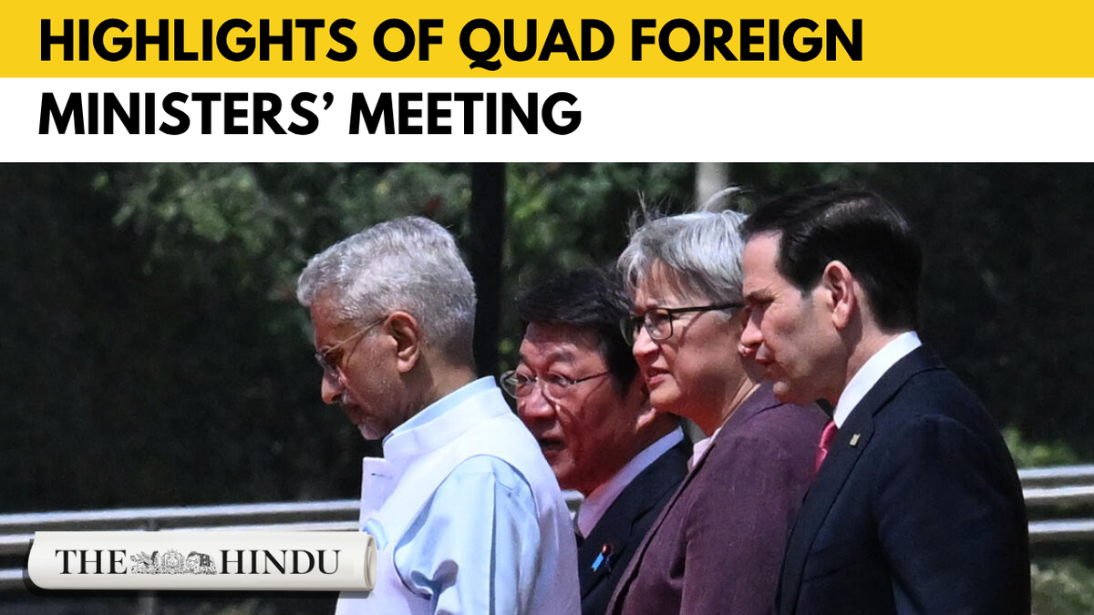 Watch: Highlights of Quad Foreign Ministers’ meeting