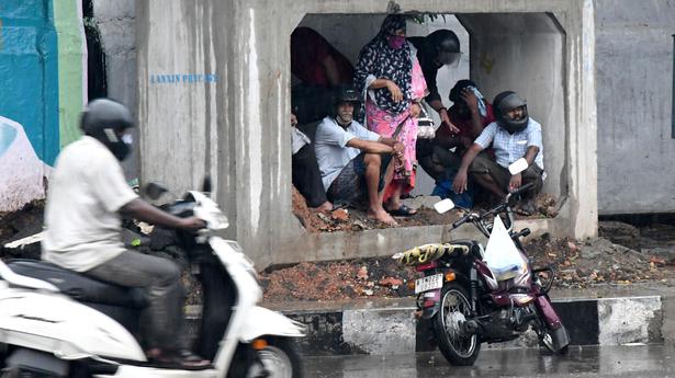 Rain gives respite to city dwellers from heat