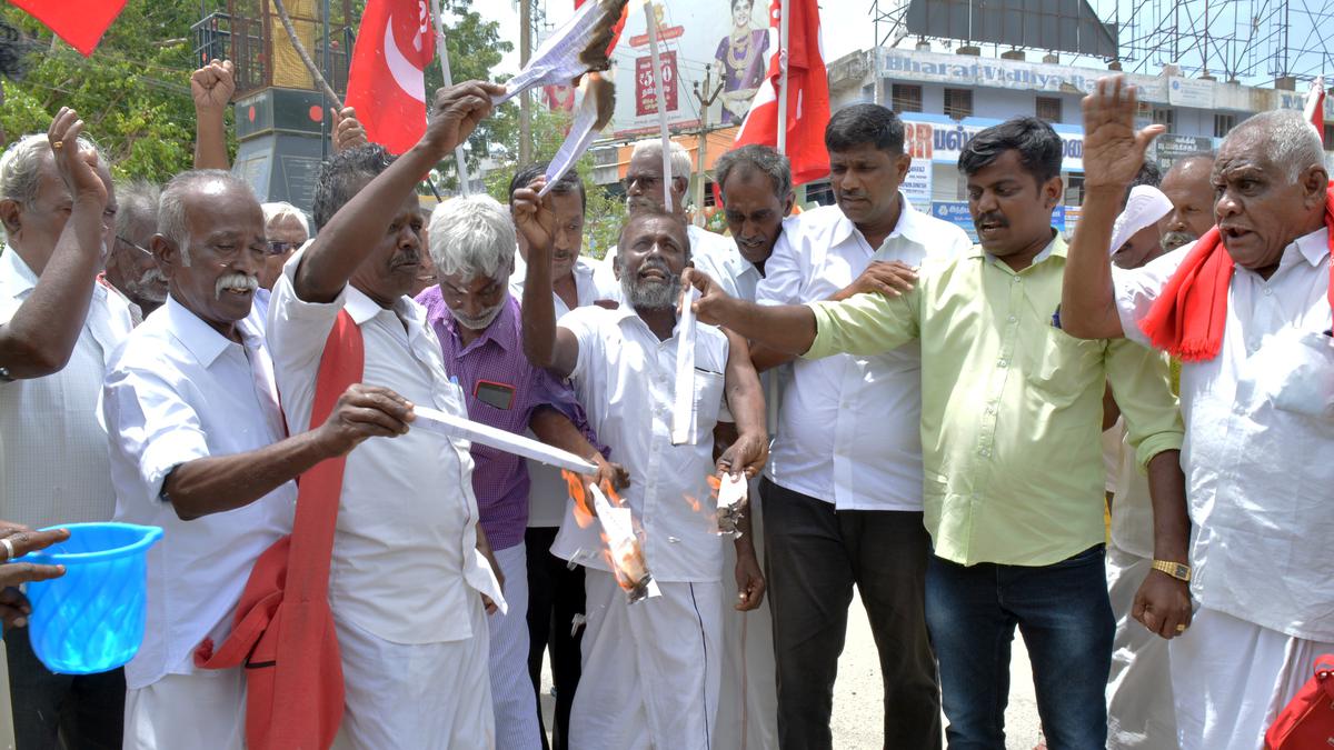Protest against Electricity Amendment Bill The Hindu