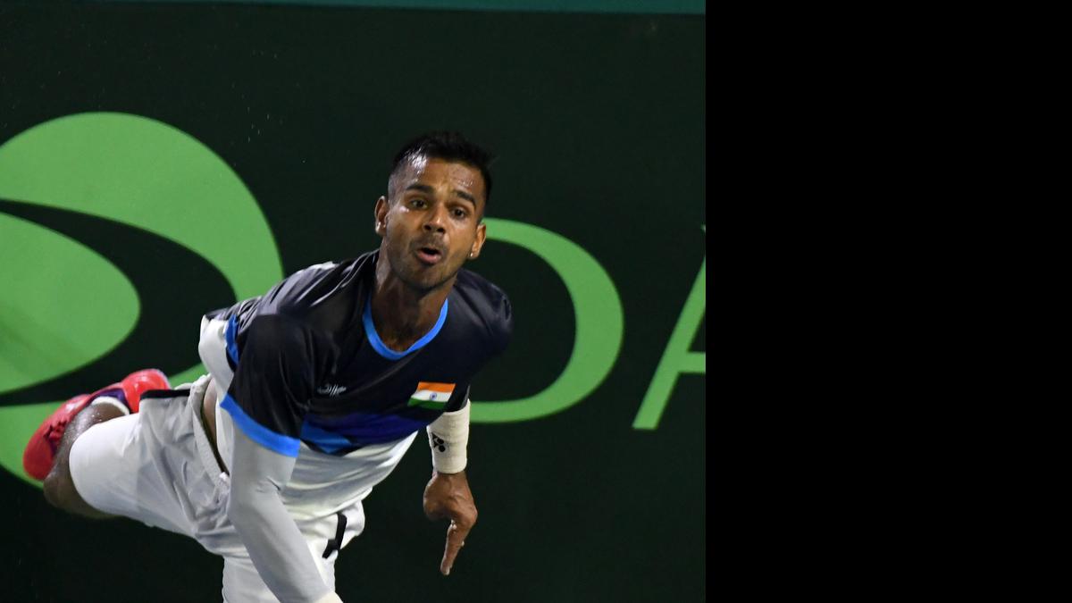 Davis Cup: Nagal breezes past Moundir to break even after Mukund limps out of the opening singles