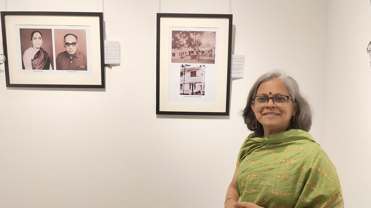 Maya Chandra at Vintage Salute, an exhibition of doctors hailing from Basavanagudi