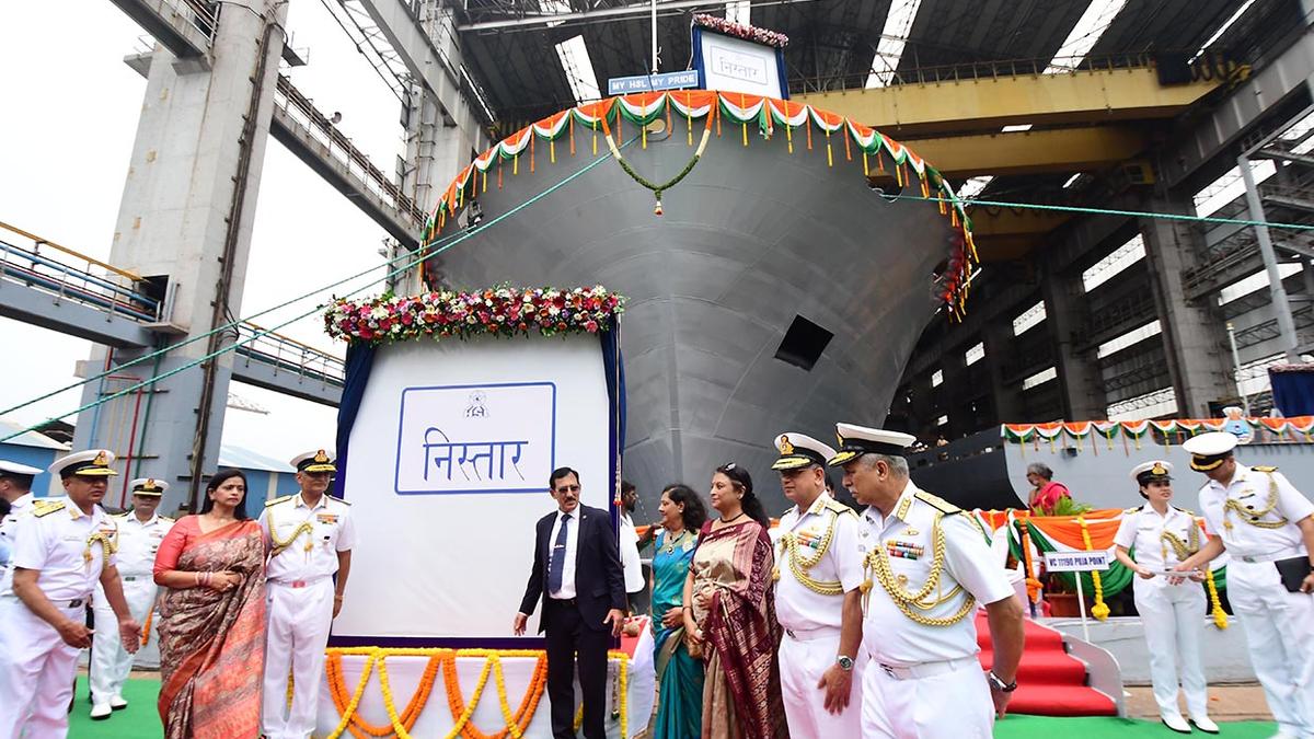 India gets its first indigenously designed and built Diving Support Vessel in INS Nistar