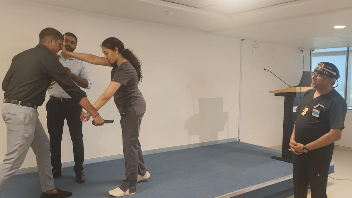 Hospital launches self-defence workshop for female employees