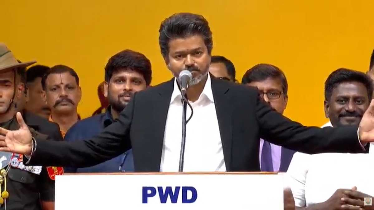 Tamil Nadu swearing-in ceremony LIVE: C. Joseph Vijay promises ‘a new beginning’ after taking oath as CM