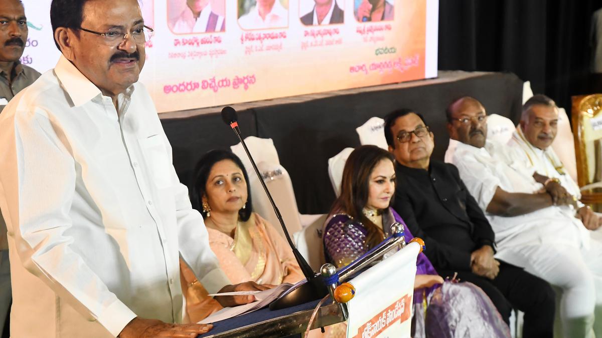 N.T. Rama Rao will continue to inspire generations to come, says Venkaiah Naidu