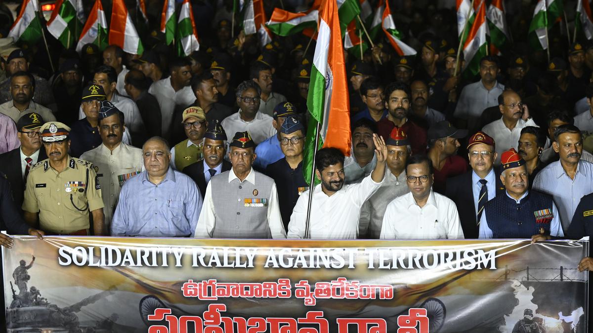 Over 2,000 security personnel, veterans join solidarity rally for Indian armed forces