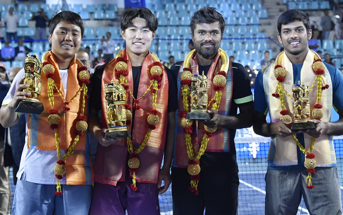 The Korean-Taipei pair of Yunseong Chung and Yu Hsiou Hsu which got the better of Anirudh Chandrasekar and N. Vijay Sundar Prashanth.