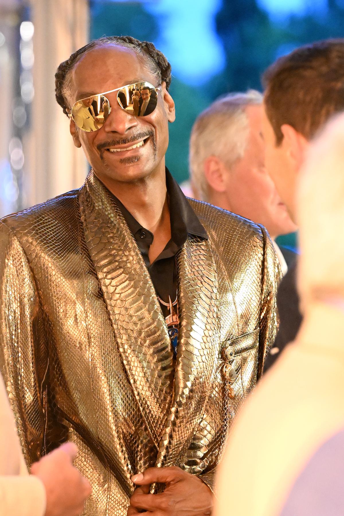 PARIS, FRANCE - JULY 25: Snoop Dogg attends ‘Prelude To The Olympics’ at Fondation Louis Vuitton on July 25, 2024 in Paris, France