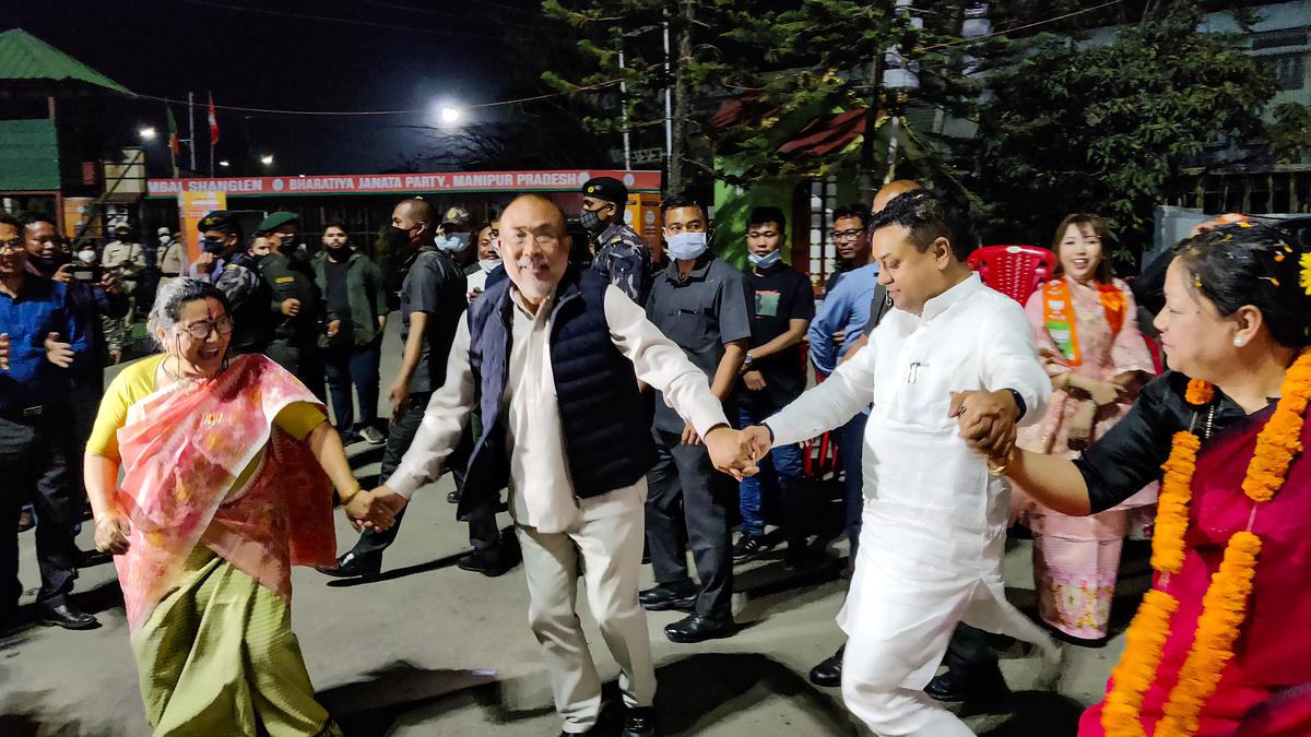 BJP gets majority in Manipur, wins 32 seats