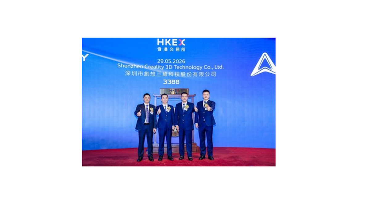 Creality Charts Next Decade as AI-Powered Consumer 3D Creative Platform, Hong Kong listing anchors the company’s full-stack ecosystem shift