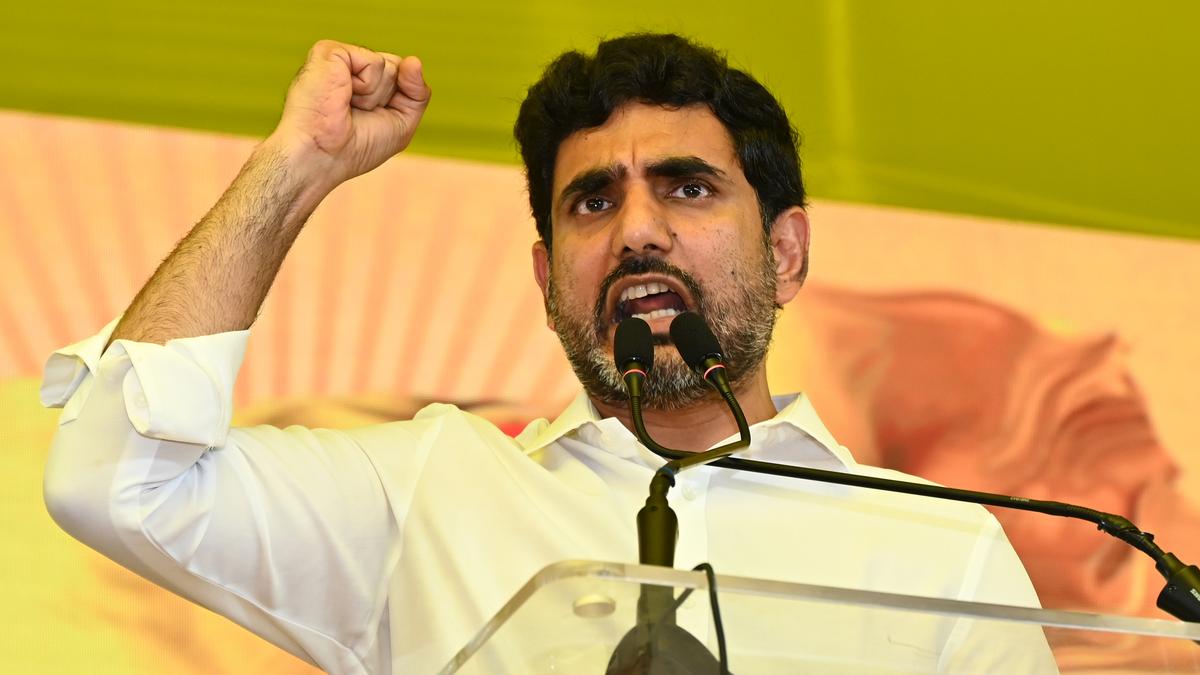 Make Lokesh TDP’s working president, MLAs appeal to Naidu at Mahanadu  
