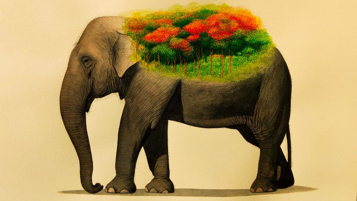 A Hyderabad art exhibition focuses on Nature, nostalgia and human versus animal conflicts