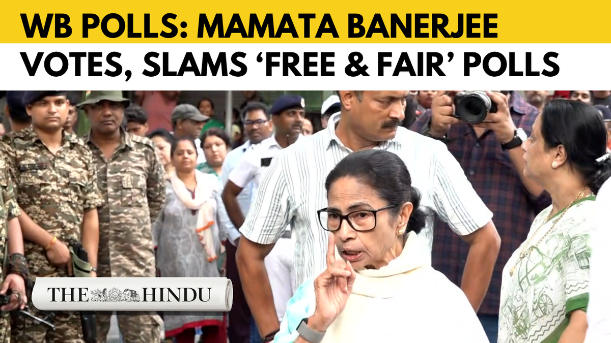 Mamata Banerjee votes in Bhabanipur, questions ‘free and fair’ poll claims