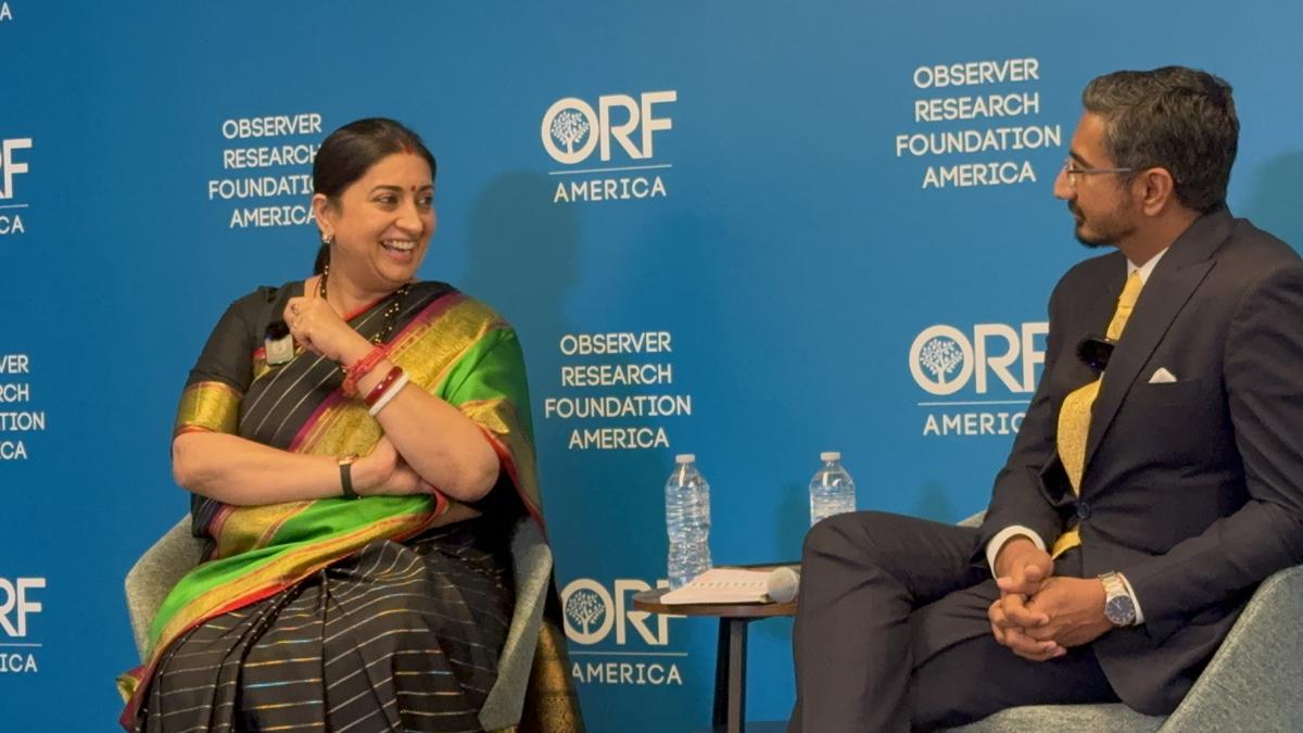 India's financial prospects aren't fully explored globally: Former Minister Smriti Irani