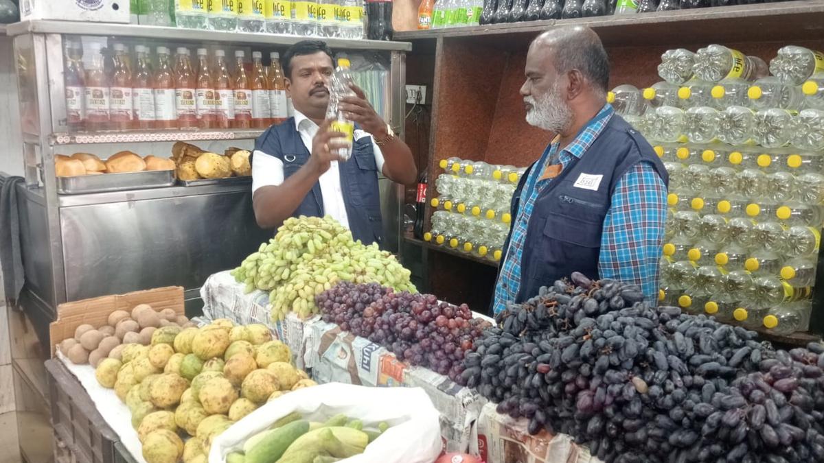 FSSAI checks quality of beverages sold in view of summer, notices served on 18 shops in Coimbatore