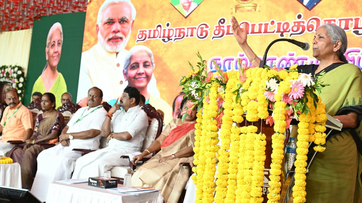 Union Finance Minister Nirmala Sitharaman lauds women labourers for sustaining T.N. matchbox industry