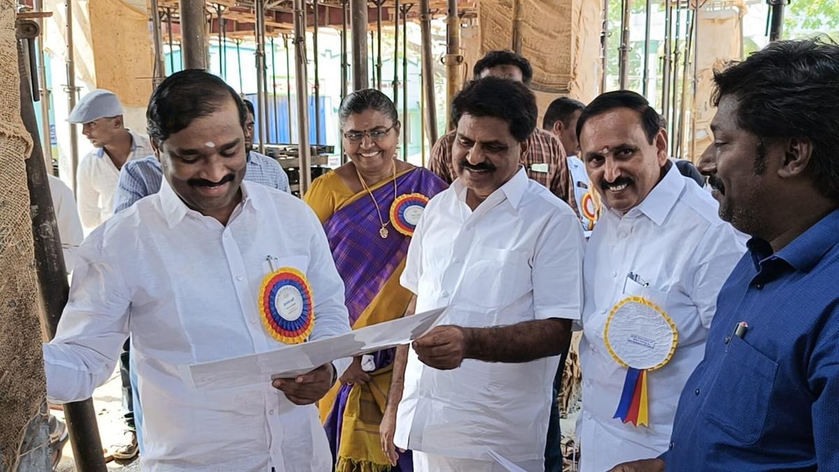 TN assembly assurance committee inspects various project works in Namakkal