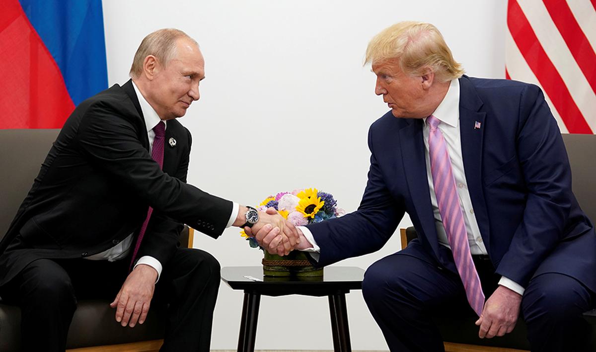 File picture of Russia’s President Vladimir Putin and U.S. President-elect Donald Trump in 2019