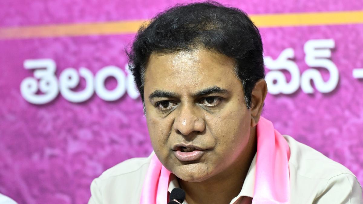 KTR shares photos related to farmers’ plight in obtaining seeds on X