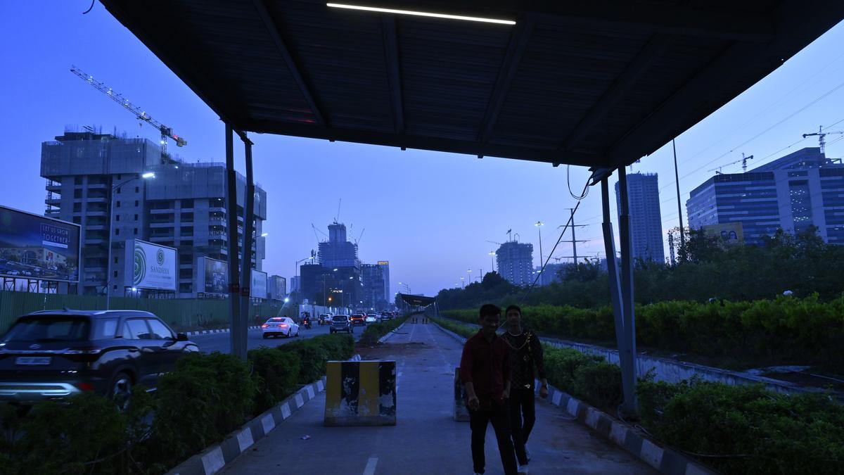 Partial dismantling of cycle track roof in Hyderabad sparks furore on social media