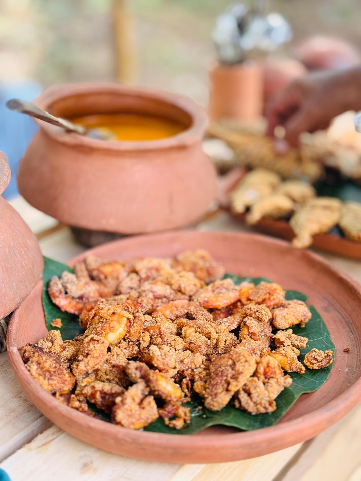 Rawa fried prawns Rawa fried prawns