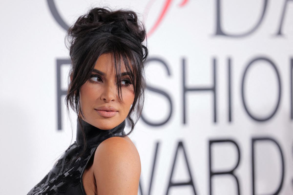 Kim Kardashian attends the CFDA Fashion Awards in Manhattan, New York City, U.S.