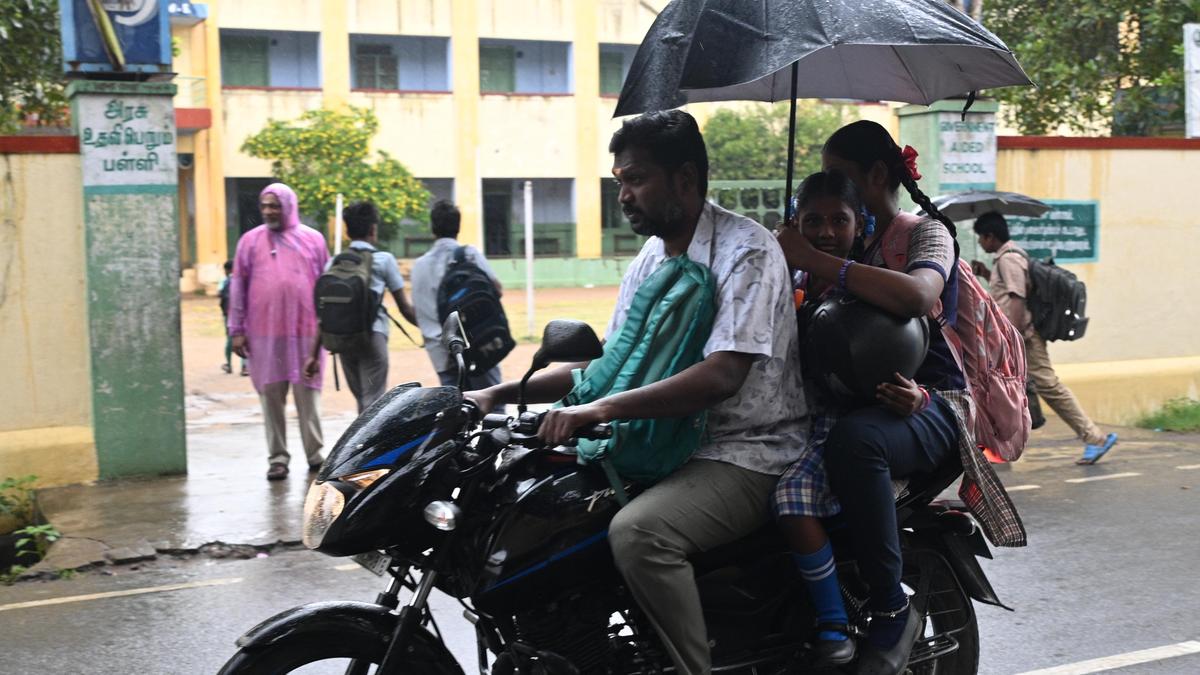 Cyclone Ditwah: Several Tamil Nadu districts announce holiday in schools due to rain