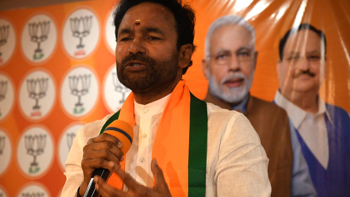 Govt. hiding behind private firm instead of solving Dharani issues: Kishan Reddy