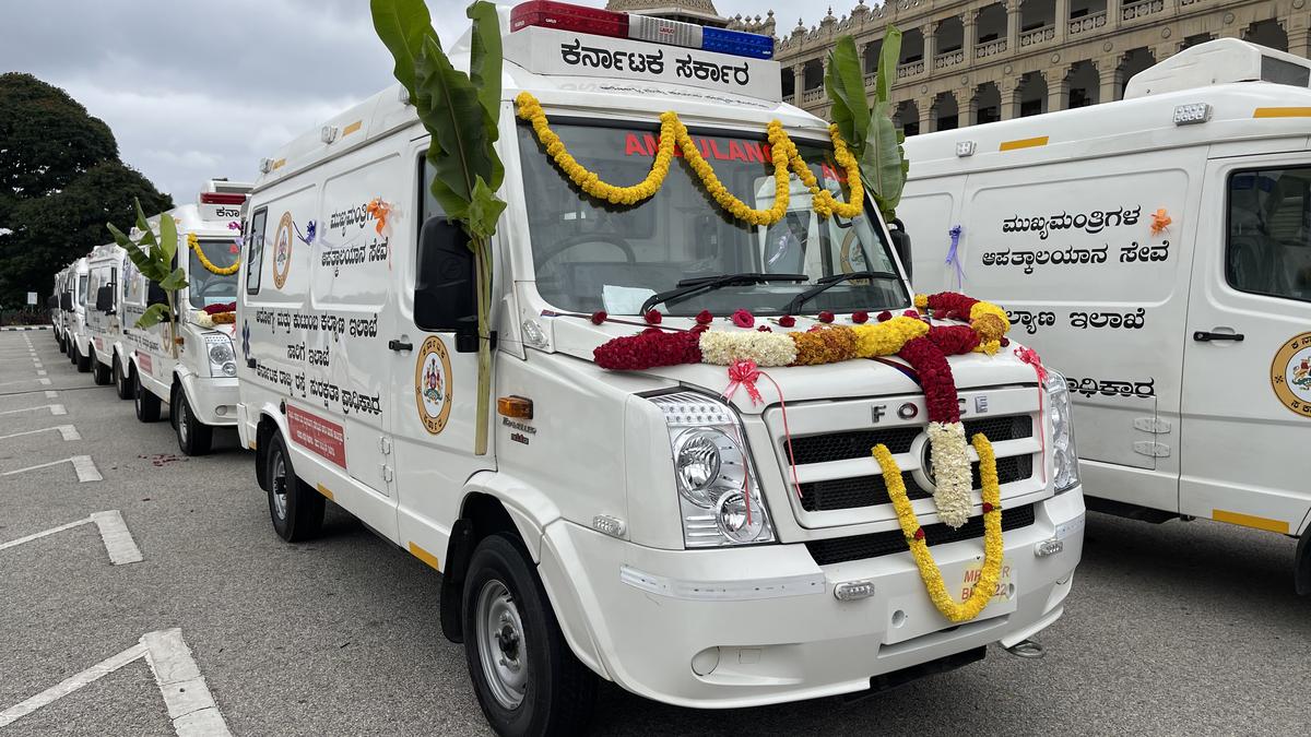 Chief Minister launches hi-tech ambulances to rush accident victims to hospitals within the golden hour across Karnataka