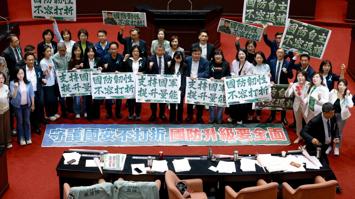 Taiwan's Parliament approves $25 billion defence spending bill