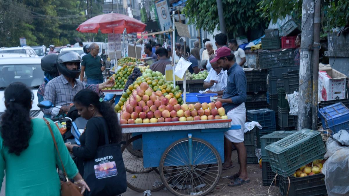 Rampant encroachments on footpaths by vendors hit pedestrian movement