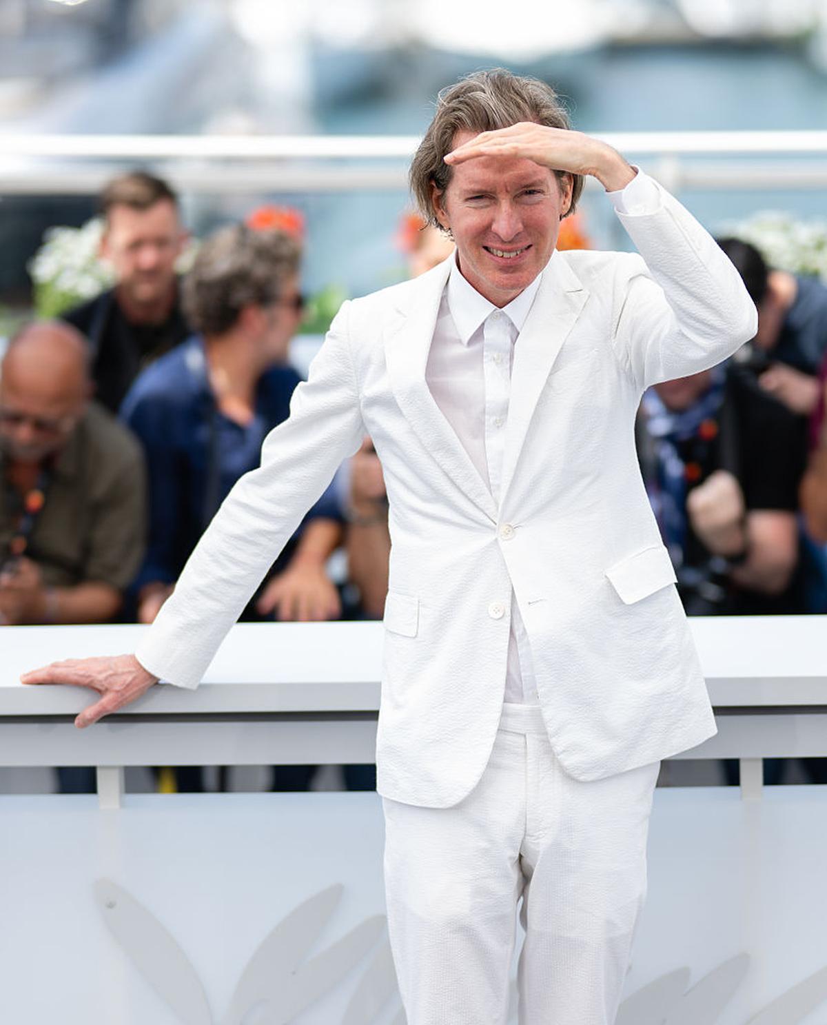 Director Wes Anderson promotes his film ‘The Phoenician Scheme’ at Cannes 2025. Director Wes Anderson promotes his film ‘The Phoenician Scheme’ at Cannes 2025.