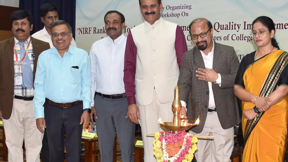 NIRF is a tool for self-assessment, quality improvement, says UoM V-C