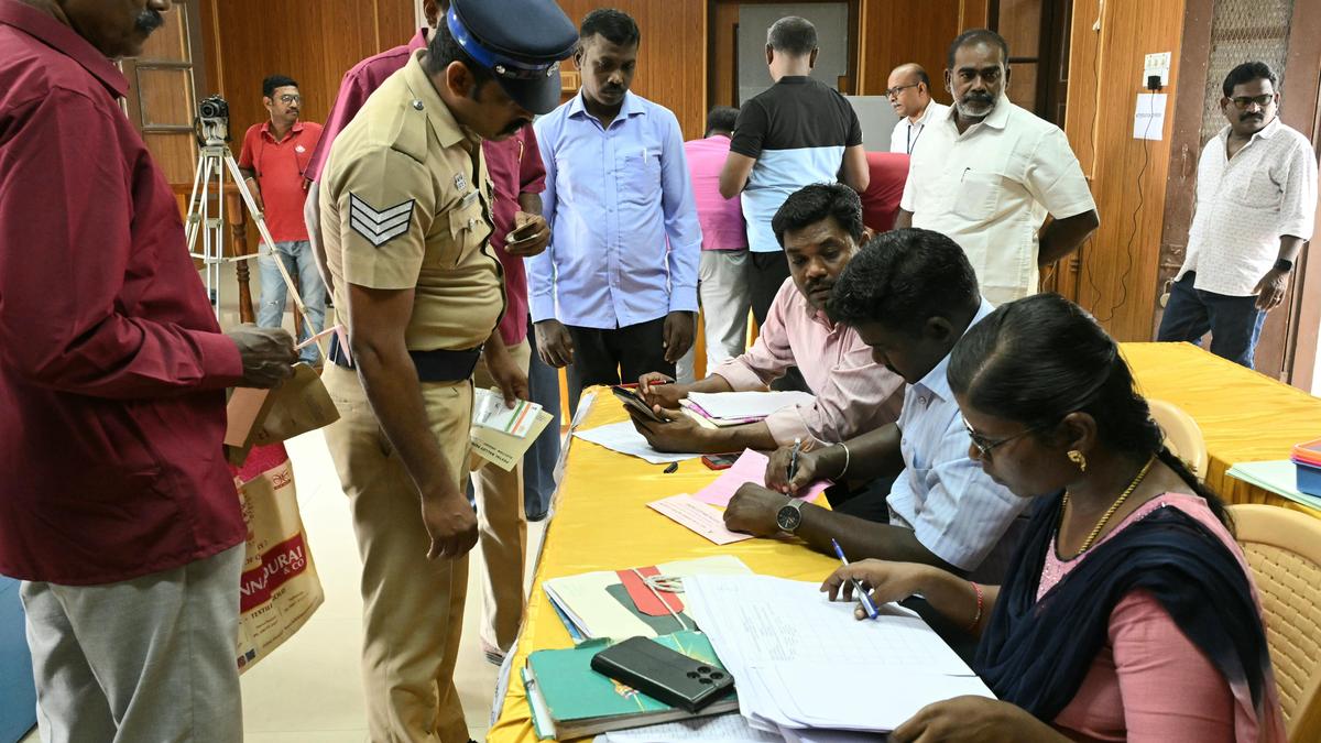 Policemen begin casting postal ballots