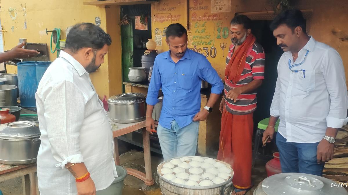 Food safety officials check use of plastic sheets for steaming idlis in Erode