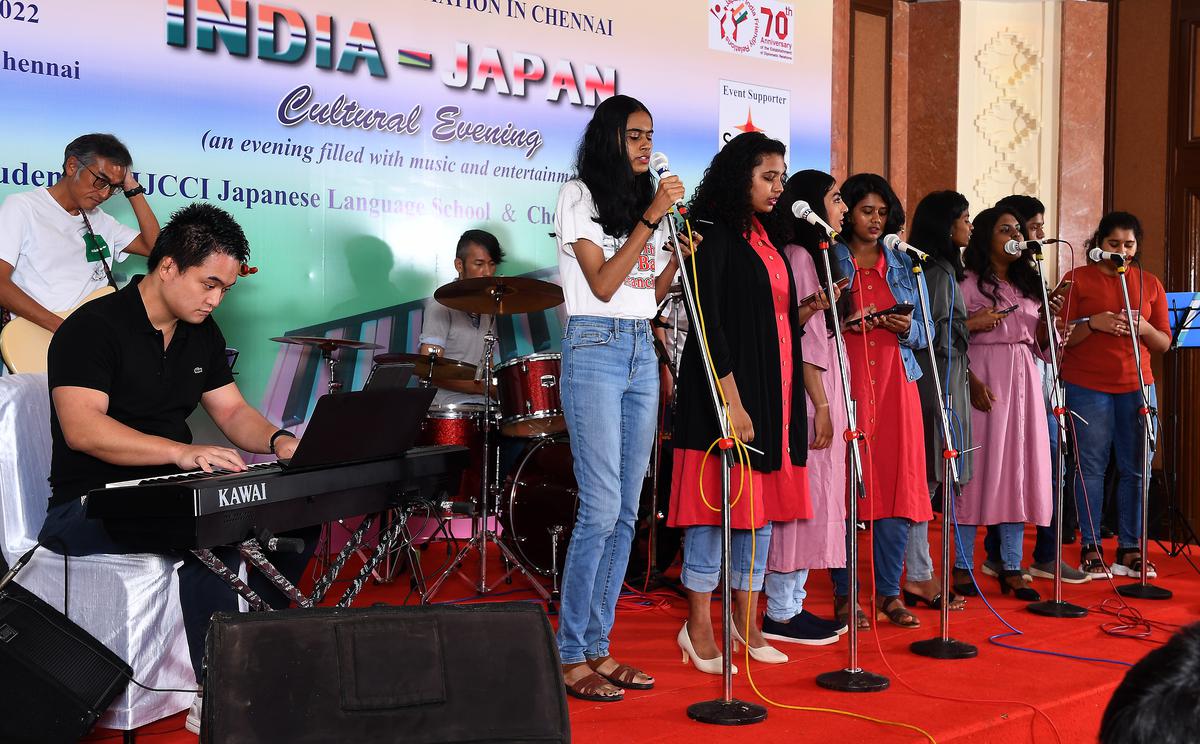 India Japan cultural evening that took place recently in Chennai.  