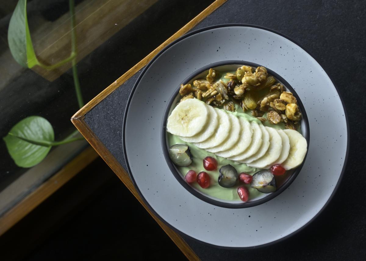 Matcha Granola at Roast CCX, Banjara hills 