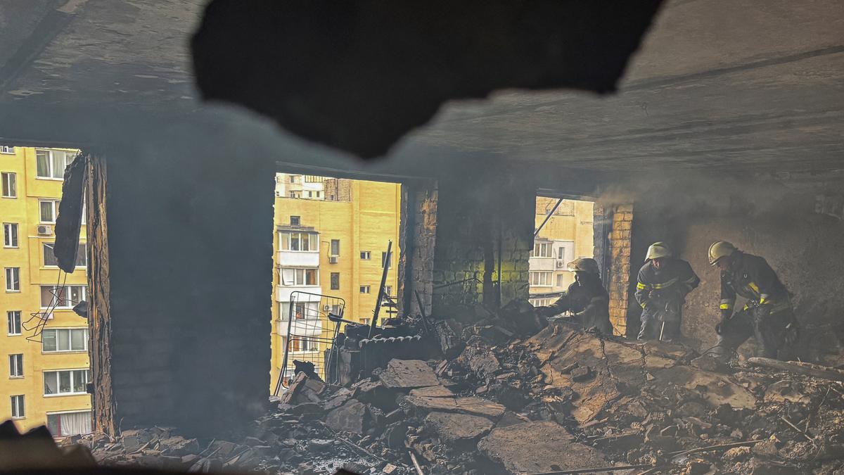 Three killed and 21 injured as Russian drones and missiles target Ukraine’s  Kharkiv