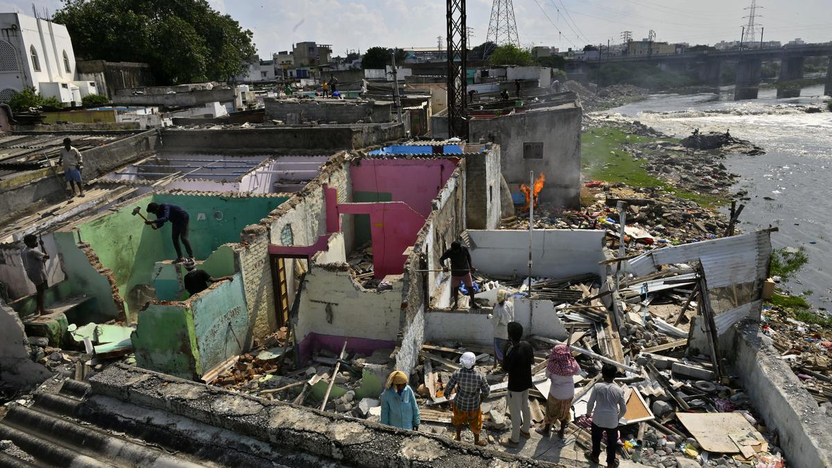 163 families relocated from Musi riverbed in Hyderabad; resettled in 2-bhk houses