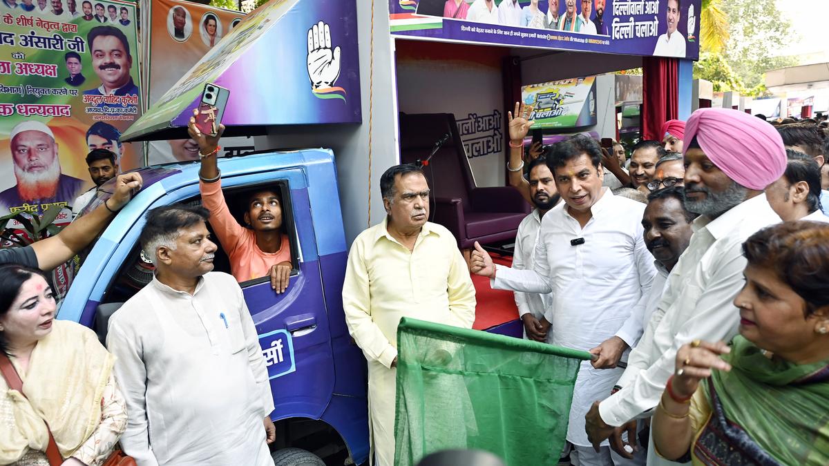 Congress flags off campaign vehicles to seek public opinion ahead of