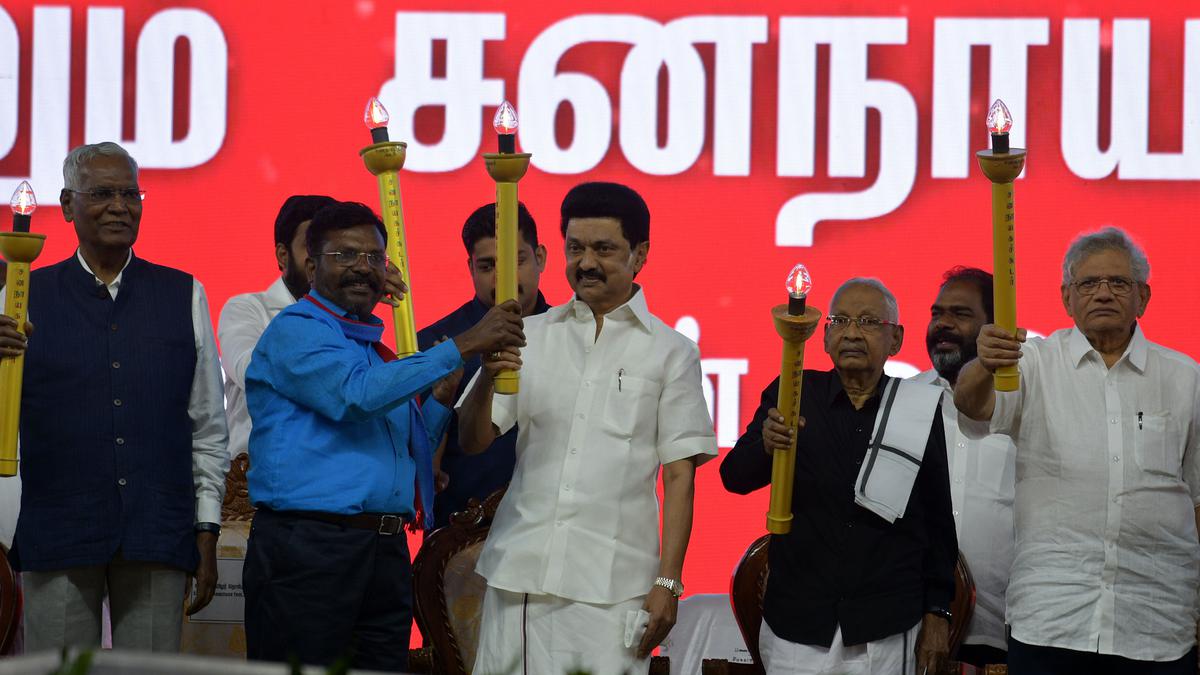 Stalin calls for unity in INDIA bloc to defeat BJP