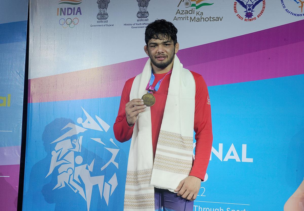 Yash Tushir landed the gold with an easy win in the final of the men’s 74kg category at 36th National Games in Gandhinagar on Sunday.